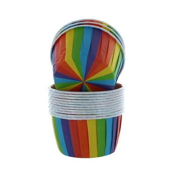 Cupcake Cup Backförmchen - Regenbogen